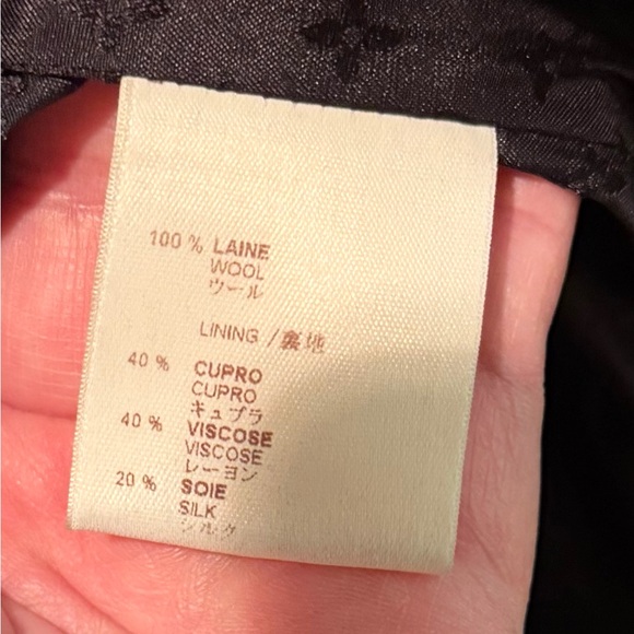 Louis Vuitton Charcoal Pea Coat - Picture 6 of 6